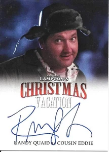 Randy Quaid National Lampoon's Christmas Vacation Signed Custom Cards JSA - Picture 1 of 4