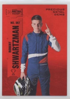 2022 Skybox Metal Universe Champions PMG Red /100 Robert Shwartzman #067 - Image 1 of 2