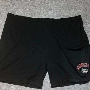 Pantaloncini sportivi UNLV Rebels uomo 6XL nero maglia alta grande logo mascotte Hey Reb - Foto 1 di 6
