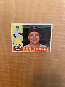 1960 TOPPS BASEBALL #270 BOB TURLEY!! (WRINKLE) $1 SHIPPING!! - Picture 1 of 2