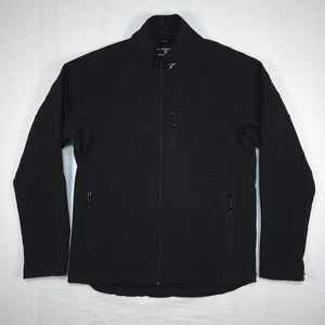 Brooks Running Jacket Mens Size S Black Full Zip Pockets Brooks Shelter Jacket - Picture 1 of 14