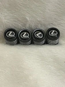 Set Of 4 Lexus Tire Valve Stem Caps - Picture 1 of 3