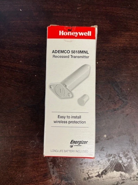 Brand New Honeywell 5818MNL Wireless Recessed Door/Window Transmitter - Image 1 of 1