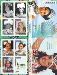 polynesia 2025 polynesie women MISS TAHITI mira vehiatua domingo taputu 8v BKT - Picture 1 of 1