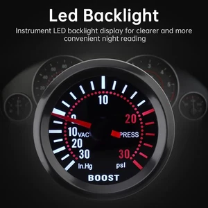 52 mm Boost Gauge Precision-Enhanced Edition Mechanical Electrical Car Universal - Picture 1 of 12