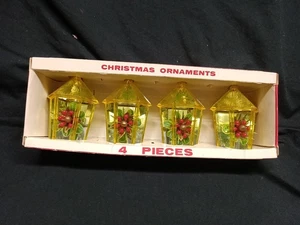 Juego De 4 Adornos De Diorama De Navidad Brite Joya De Pascua Linterna De Colección - Imagen 1 de 11