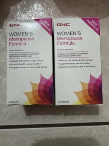 2 Boxes of GNC Women's Menopause Formula 60 Caplets EXP 02/2026 - Picture 1 of 4