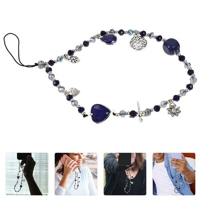 Handy Umhängeband Handyanhänger Handyanhänger-Riemen Perlen Telefongurt - Bild 1 von 4