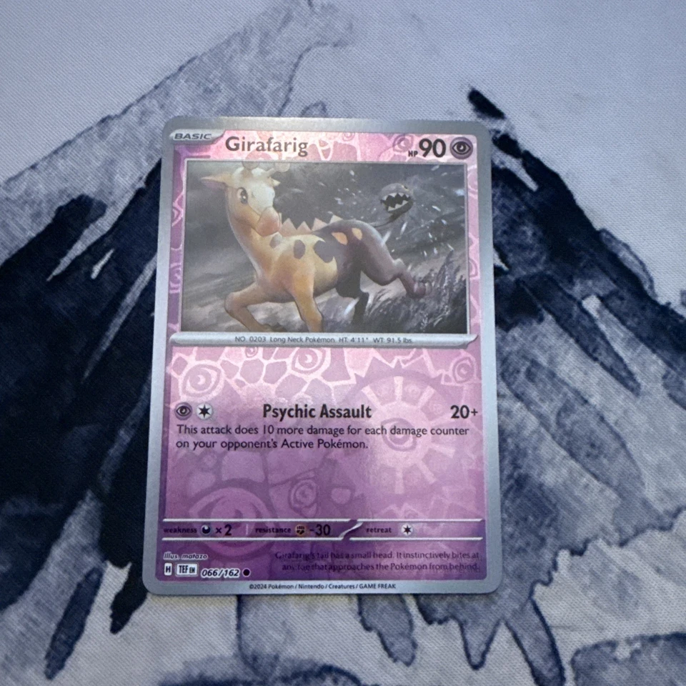 Girafarig 066/162 Sv05: Temporal Forces Reverse Holo - Image 1 of 1