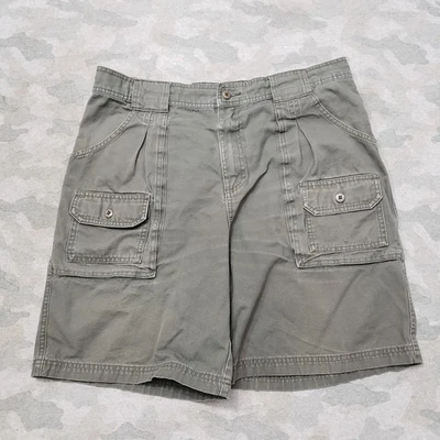 Cabela's Pantalones Cortos Para Hombre 34 Gris Bolsillos Aire Libre Senderismo Viaje Campamento Foto 1 de 4