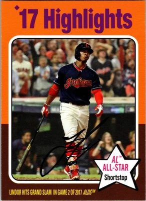 2019 Topps Archives #319 Francisco Lindor - Image 1 of 2