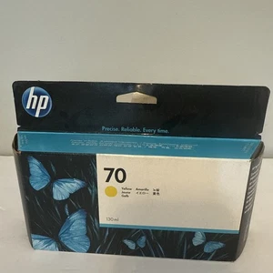 Nowy oryginalny żółty wkład atramentowy HP 70 Designjet Z3100 - NiB wygasł - Zdjęcie 1 z 5
