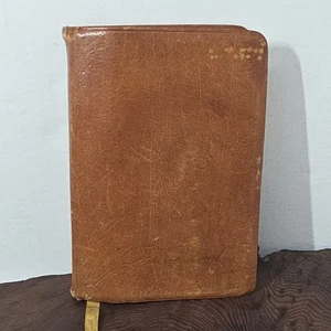Vintage Cambridge KJV Bibelkamee 16mo Leder Heilige Bibel Nazarener Ergänzung - Bild 1 von 18