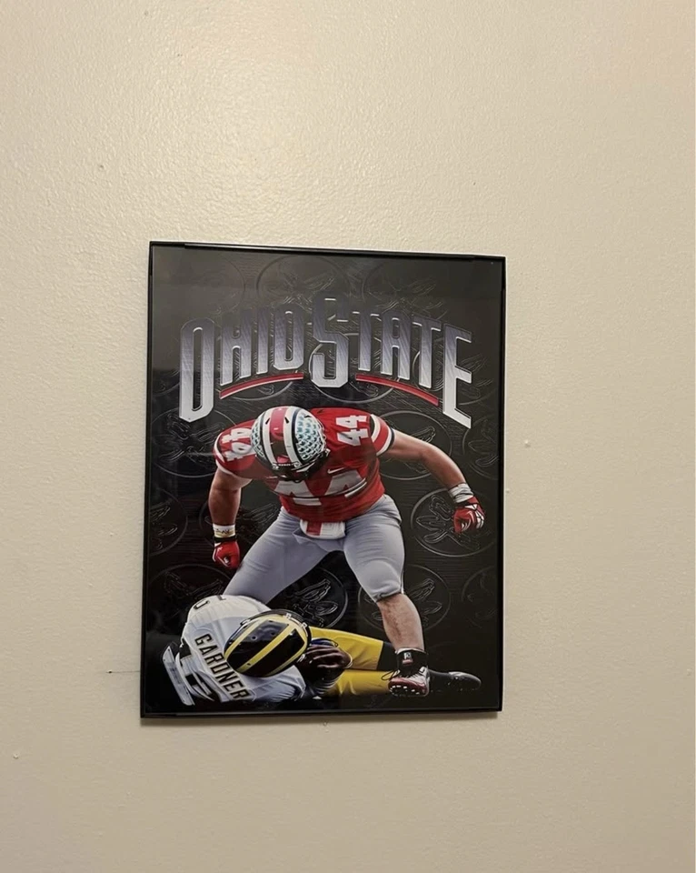 9x11 в рамке штата Огайо пугающая фотография Мичигана - Изображение 1 из 1