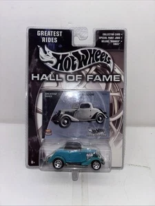 Hot Wheels Hall of Fame Greatest Rides 1934 Three Window Ford Coupe - Picture 1 of 1