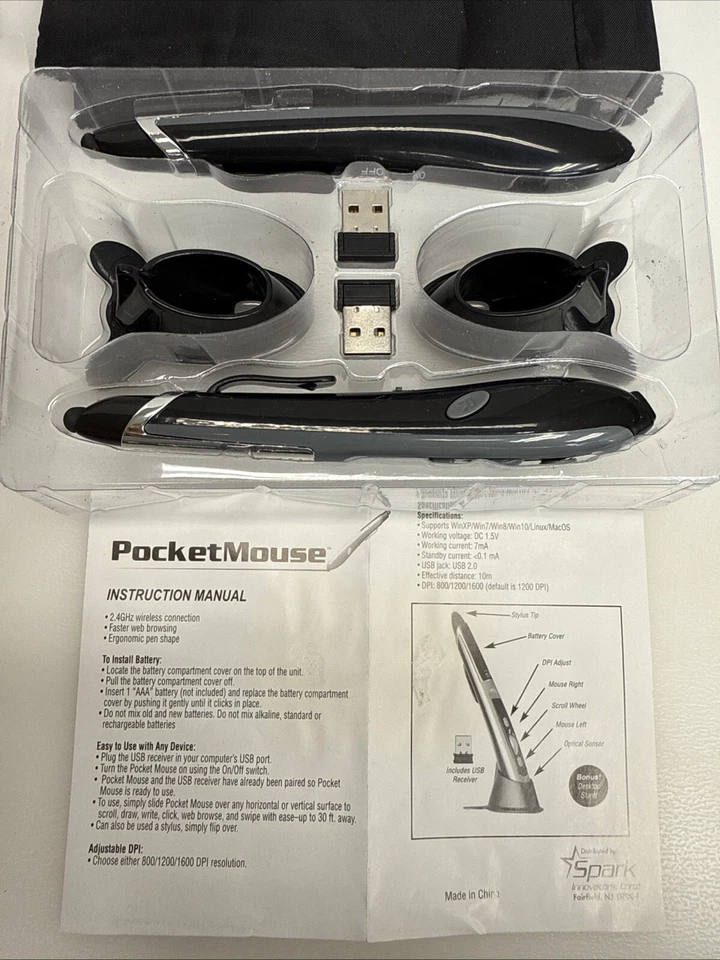 USB Wireless Pocket Mouse 6609226