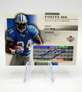 2004 FS-KJ Upper Deck Finite HG Signatures Kevin Jones Detroit Lions Auto - Picture 1 of 2