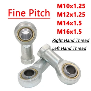 Rod End Bearing Rose Joint Female M10x1.25 M12x1.25 M14x1.5 M16x1.5 Fine Pitch - Picture 1 of 13