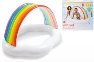 Intex 56" Inflatable Rainbow Cloud Baby Pool (57141) - Picture 1 of 2