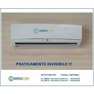 OFFERTA di N.5 DEFLETTORI aria condizionatori IDR 1100  cm 110 in plexiglass - Immagine 1 di 4