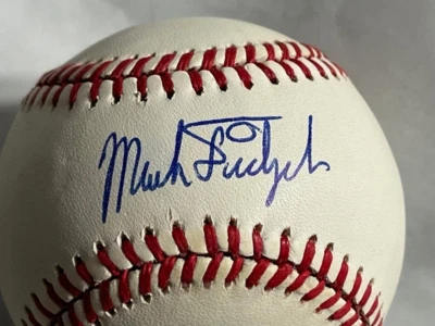 Detroit Tigers Mark Fidrych Signed Autographed Official Baseball Bird Stadium - Image 1 of 3