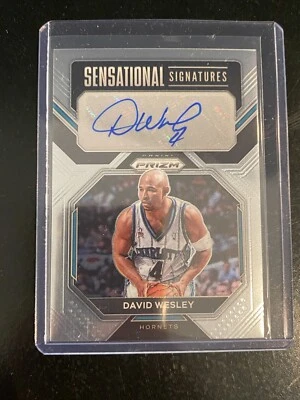 2022-23 Panini Prizm David Wesley Sensational Signatures Auto #SS-DW - Image 1 of 2