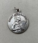 Sterling Medal ST. AGATHA Patron Breast Cancer 3/4" Round -chain sold separately