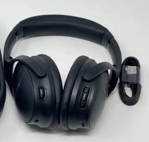Słuchawki Bose Quiet Comfort 45 z redukcją szumów czarne bardzo dobre - Zdjęcie 1 z 4