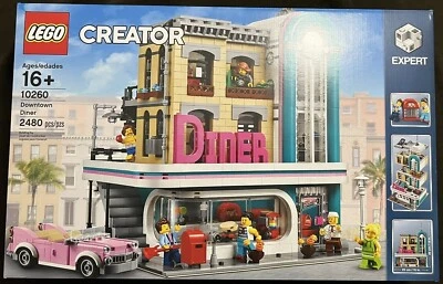 LEGO Creator Expert Downtown Diner 10260 New Factory Sealed Retired Set NISB - Image 1 of 2