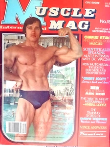 MUSCLE MAG NO 15 ARNOLD COVER FINE TO VERY FINE. INSIDE NEAR MINT TO MINT CONDIT - Picture 1 of 1