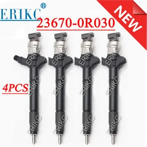 4PCS 23670-0R030 Diesel Fuel Injector 23670 0R030 for Toyota Auris 236700R030 - Foto 1 di 6