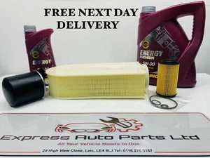 Kit de servicio diésel Mercedes Clase C W204 2007-2014 5w30 filtros de aceite de motor fabricante de equipos originales - Imagen 1 de 7