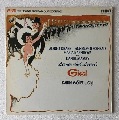 KARIN WOLFE / AGNES MOOREHEAD ~ GIGI (ORIGINAL BROADWAY CAST) ~ 1973 US VINYL LP - Image 1 of 4
