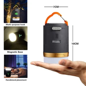 Rechargeable Camping Lantern Remote LED Tent Light Bright Light Xmas Gift Lamp - Picture 1 of 11