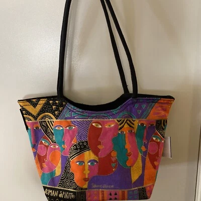 Bolso de Mano Pequeño Colorido Laurel Burch WOMAN SPIRIT Foto 1 de 4