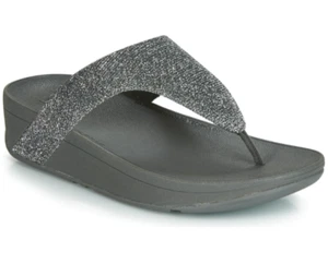 FitFlop Damen LOTTIE GLITZERND Keilabsatz Flip Flop Zehensteg Farbe Größe wählbar NEU - Bild 1 von 14