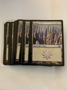 Magic MTG - Plains FOIL - Dragon's Maze Prerelease Promo 27-28- April 2013 NM - Picture 1 of 2