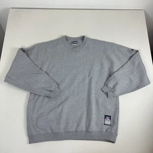 Reebok NFL Crewneck Sweatshirt Sweater Gray Longsleeve Fleece Casual Men XL - Picture 1 of 9