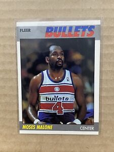 1987-88 FLEER MOSES MALONE #69 SET BREAK MINT