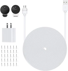 Per Simplisafe Cavo di Alimentazione Telecamera di Sicurezza Esterno, Adatto per Telecamera di Sicurezza Esterno - Foto 1 di 12