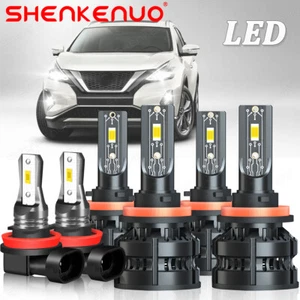 For Nissan Altima 2007-2018 Combo LED Headlight High Low Beam + Fog Light Bulbs - Picture 1 of 13