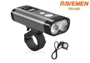 Ravemen PR1400 Front Light Bike Headlight Bike Rechargeable Light DuaLens - Picture 1 of 18