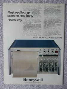 8/1982 PUB HONEYWELL TEST INSTRUMENT DIVISION OSZILLOGRAPH OSZILLOGRAPH AD - Bild 1 von 1
