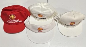 Lotto CAPPELLO olio conchiglia VINTAGE oleodotto chimico industria benzina bianco/rosso camionista - Foto 1 di 9