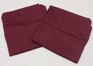 Peri Home Curtain Panels 2pc Set 40x83 Solid Burgundy Light Filtering Rod Pocket - Picture 1 of 11