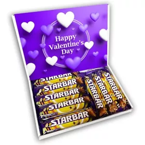 Cadbury Starbar Milk Chocolate Bars Gift Box Hamper Valentines Present - Picture 1 of 3