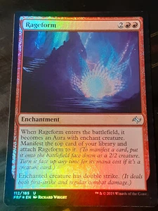 Rageform FOIL , Fate Reforged , Light play , MTG, FREE SHIPPING - Picture 1 of 6