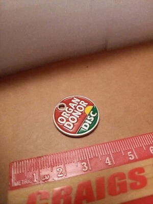 Organ Doner Disc Ika Irish Kidney Association Advertising shopping Trolley Token - Image 1 of 2