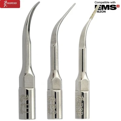 Woodpecker Dental Ultrasonic Scaler Periodontal Tips P1 P3 P3D fit UDS EMS - Image 1 of 4