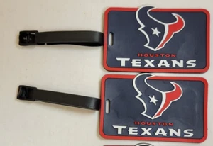 NFL Houston Texans Bolsa de Etiqueta de Goma Spotter (Lote de 2) COMO ESTÁ - Imagen 1 de 2